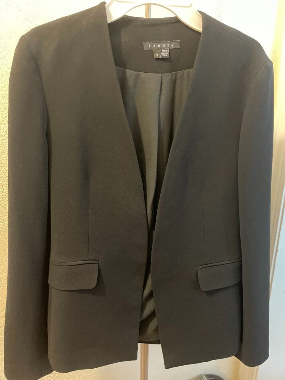 Theory Blazer Size 0 Black